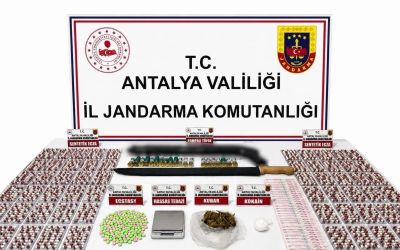 Alanya’da uyuşturucu operasyonu
