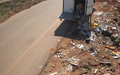 Çevreyi kirletenler fotokapan kamerasına böyle yakalandı
