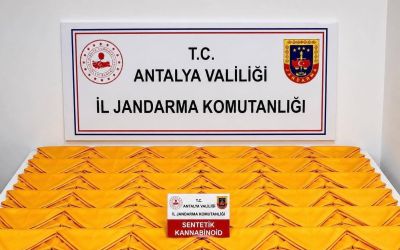 Alanya’da otel odasında 537 bin 600 kullanımlık uyuşturucu madde ele geçirildi
