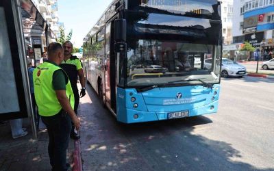 Büyükşehir’den otobüslere sıkı takip
