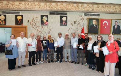Aksu’da 12 vatandaş tapularıyla buluştu
