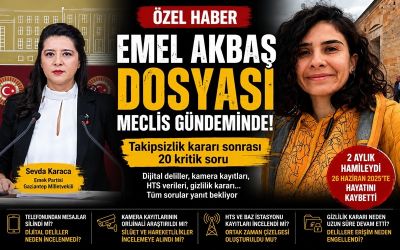 Emel Akbaş Dosyası Ankara'nın Gündeminde
