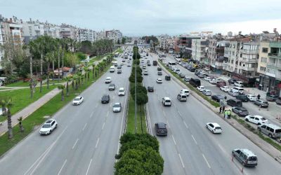 Gazi Bulvarı’nda trafik akışını rahatlatmak için çalışma başlatıldı
