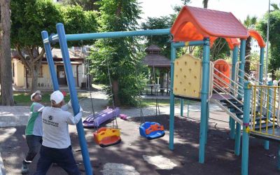 Kepez’den çocuklara güvenli oyun alanları
