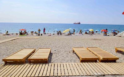 EKDAĞ’dan Boğaçayı Plajı’nda yerli üretimle hizmet
