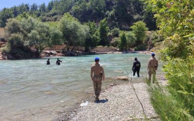 Alara Çayı’nda kaybolan genci arama çalışmaları 17’nci gününde sürüyor
