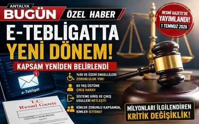 Elektronik Tebligatta Yeni Dönem! Resmî Gazete'de Yayımlandı: Milyonlarca Mükellefi İlgilendiren Kritik Değişiklik