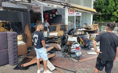 Uyurken camın patlama sesine uyandı, ihbarla iş yerini küle dönmekten kurtardı
