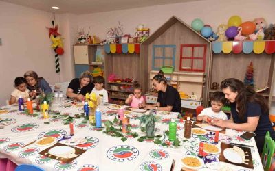 Kepez’de minik eller sanatla buluşuyor
