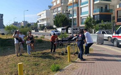 Manavgat’ta ticari taksi ile otomobil çarpıştı: 4 yaralı
