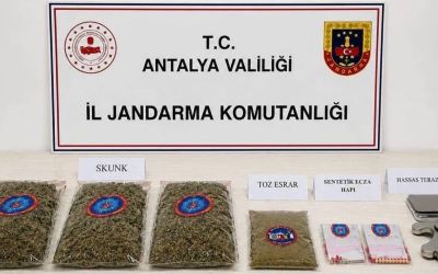 Antalya’da uyuşturucu operasyonu
