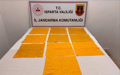 Isparta’da 64 bin kullanımlık sentetik uyuşturucu operasyonu
