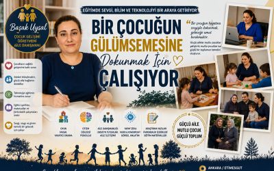 Bir Çocuğun Gülümsemesine Dokunmak İçin Çalışıyor