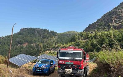 Gazipaşa’da çıkan yangın büyümeden söndürüldü
