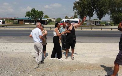 Otomobil ile motosiklet çarpıştı, görgü tanığı ile sürücü kazayı tartıştı
