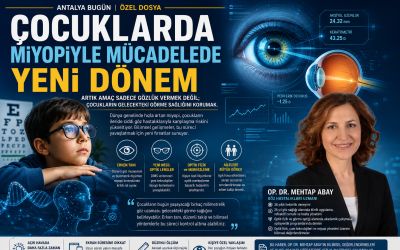 Çocuklarda Miyopiyle Mücadelede Yeni Dönem: Artık Amaç Sadece Gözlük Vermek Değil