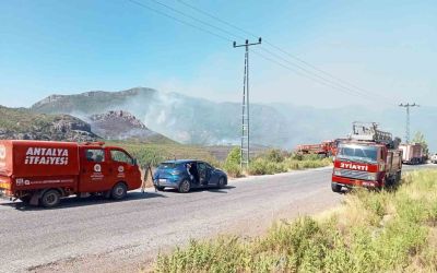 Büyükşehir itfaiyesi Antalya’nın dört bir yanında görev başında
