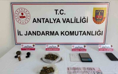 Serik’te uyuşturucu operasyonu: 1 şüpheli tutuklandı
