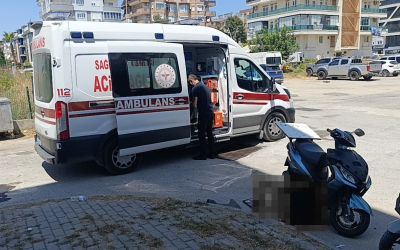 Otomobil ile motosiklet çarpıştı: 1 yaralı
