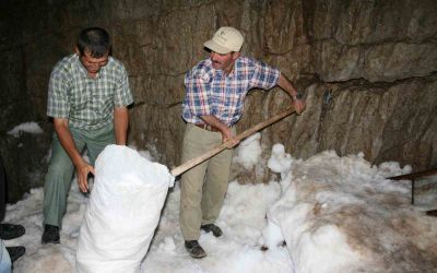 Antalya’da yörüklerin asırlık geleneği: Peynirler kar obruklarında saklanıyor
