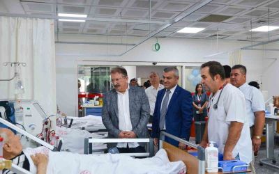 Kepez Devlet Hastanesi Diyaliz Merkezi yenilenen kapasitesiyle hizmete açıldı
