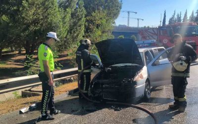 Hastaneden taburcu olduktan dakikalar sonra aracı küle döndü
