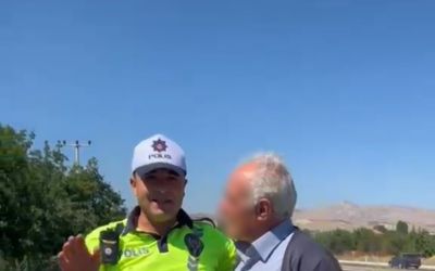 Ceza yememek için eşini yolda bırakıp uygulamaya girdi, polisten 