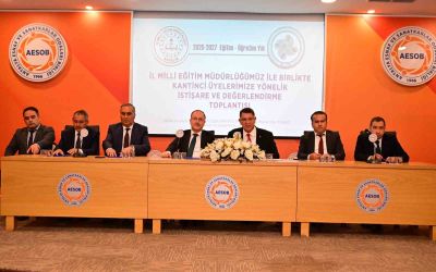 Kantinci esnafı ile eğitim yöneticilerinin sorun ve talepleri masaya yatırıldı
