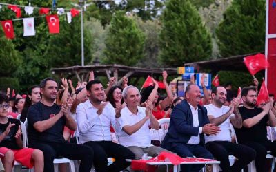 Dokumapark’ta Avrupa şampiyonluğu coşkusu

