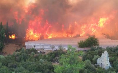 Antalya’da yangında ibretlik görüntüler, facia böyle geldi
