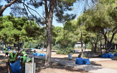 Manavgat’ta hükümlüler sahilde Çevre temizliği ve düzenleme çalışması yaptı
