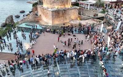 2 bin yıllık atmosferde sanat ve manzara buluştu
