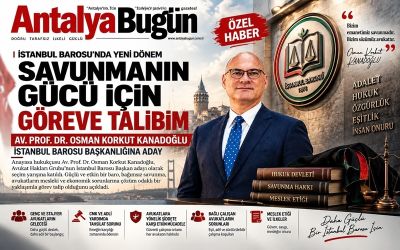 “Bizim Emanetimiz Savunmadır”: Prof. Dr. Osman Korkut Kanadoğlu İstanbul Barosu Başkanlığına Aday
