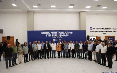 Özdemir, muhtarlarla buluştu: 