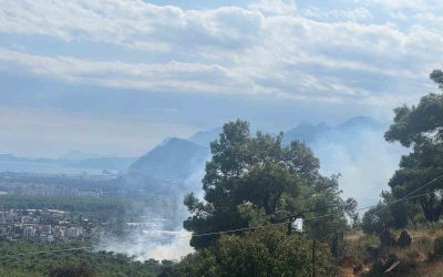 Antalya’da orman yangını
