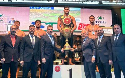 Manavgatlı genç pehlivan, Cumhurbaşkanlığı Kupası’nda şampiyon oldu
