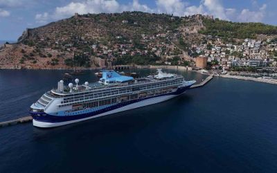 Alanya’ya 9 ayda 8 kruvaziyerle 10 bin 476 turist geldi
