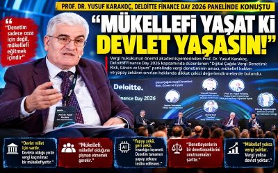 Prof. Dr. Yusuf Karakoç: “Mükellefi Yaşat Ki Devlet Yaşasın!”