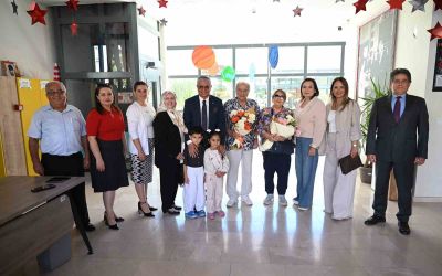 Başkan Topaloğlu hayırsever Akman çiftini ağırladı
