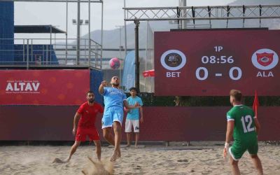 Alanya Belediyespor, Plaj Futbolu Dünya Kulüpler Şampiyonasına galibiyetle başladı
