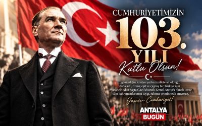 Cumhuriyetimizin 103. Yılı Kutlu Olsun!