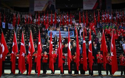 Antalya’da 29 Ekim 10 bin kişilik spor salonunda kutlandı
