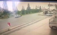 Alanya’da bir kişinin öldüğü trafik kazası güvenlik kamerasında
