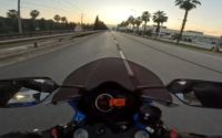 Motosikletiyle 280 km hız yapıp sosyal medyada paylaştı
