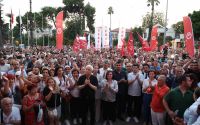 Antalya’da Muhittin Böcek’e destek mitingi

