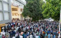 Manavgat’ta tutuklanan belediye başkanı Nefi Kara’ya destek mitingi
