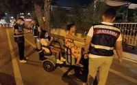 Alanya’da yaya yollarına araçla giren 20 sürücüye 43 bin TL ceza
