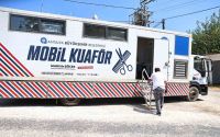 Mobil kuaför tırı Antalya’nın yaylalarında
