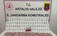 Kontrol noktasında durdurulan araçtan binlerce sentetik hap ele geçirildi
