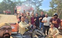 Antalya’daki yangınlarda motokuryelerden ücretsiz lojistik destek
